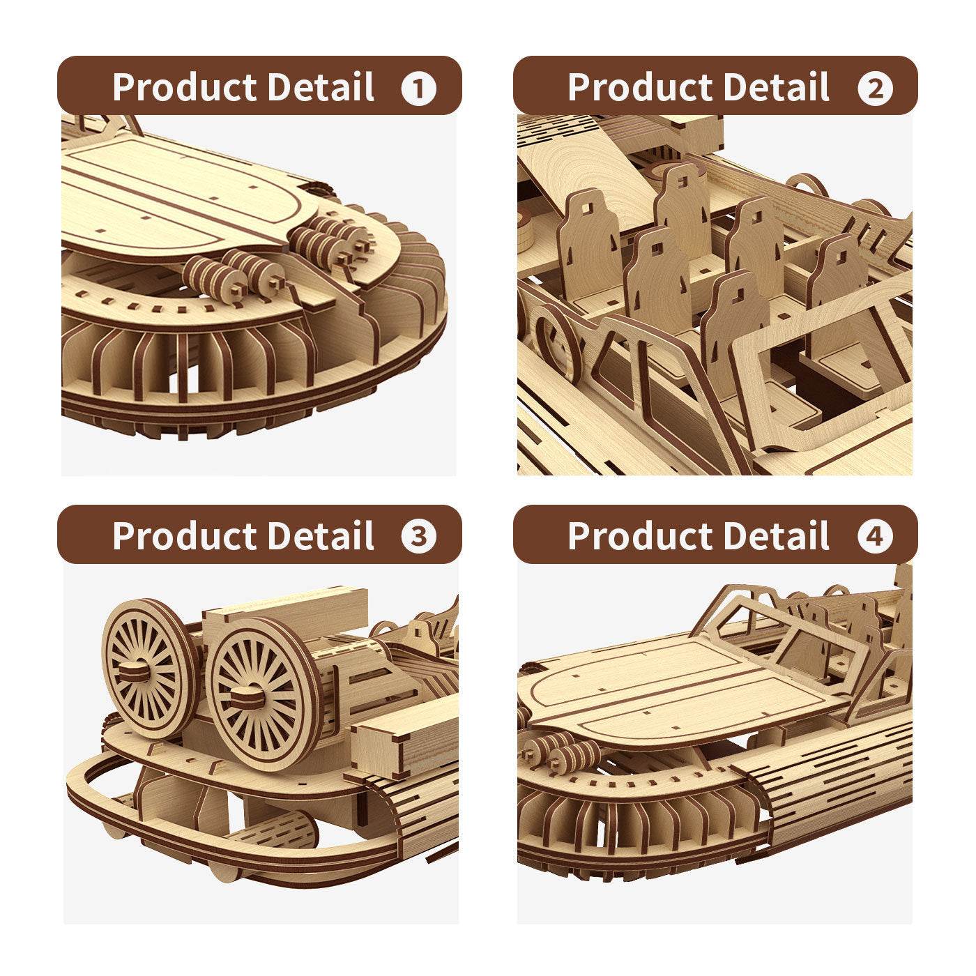 Puzzle en forme de speedboat Allengrad - Allomarc.com