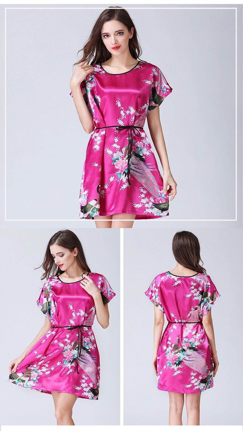 Pyjamas en Soie Mince à Bretelles Pour Femmes - Allomarc.com