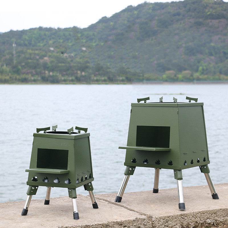 Réchaud de Camping Pliable en acier inoxydable - Allomarc.com