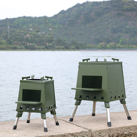 Réchaud de Camping Pliable en acier inoxydable - Allomarc.com