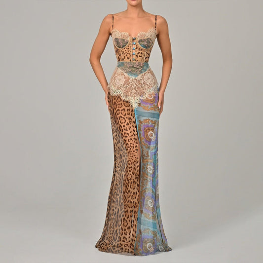 Robe Chiffon à Bretelles pour Femmes - Été Élégant - Allomarc.com