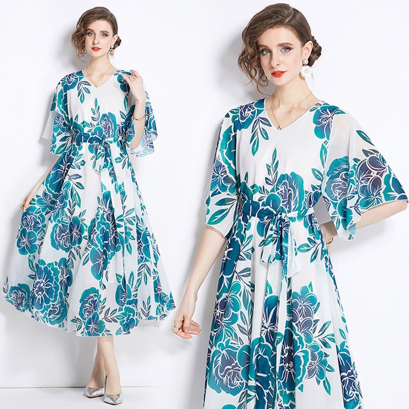 Robe de Vacances Slimming Mi - Longue pour Femmes - Allomarc.com