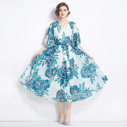 Robe de Vacances Slimming Mi - Longue pour Femmes - Allomarc.com