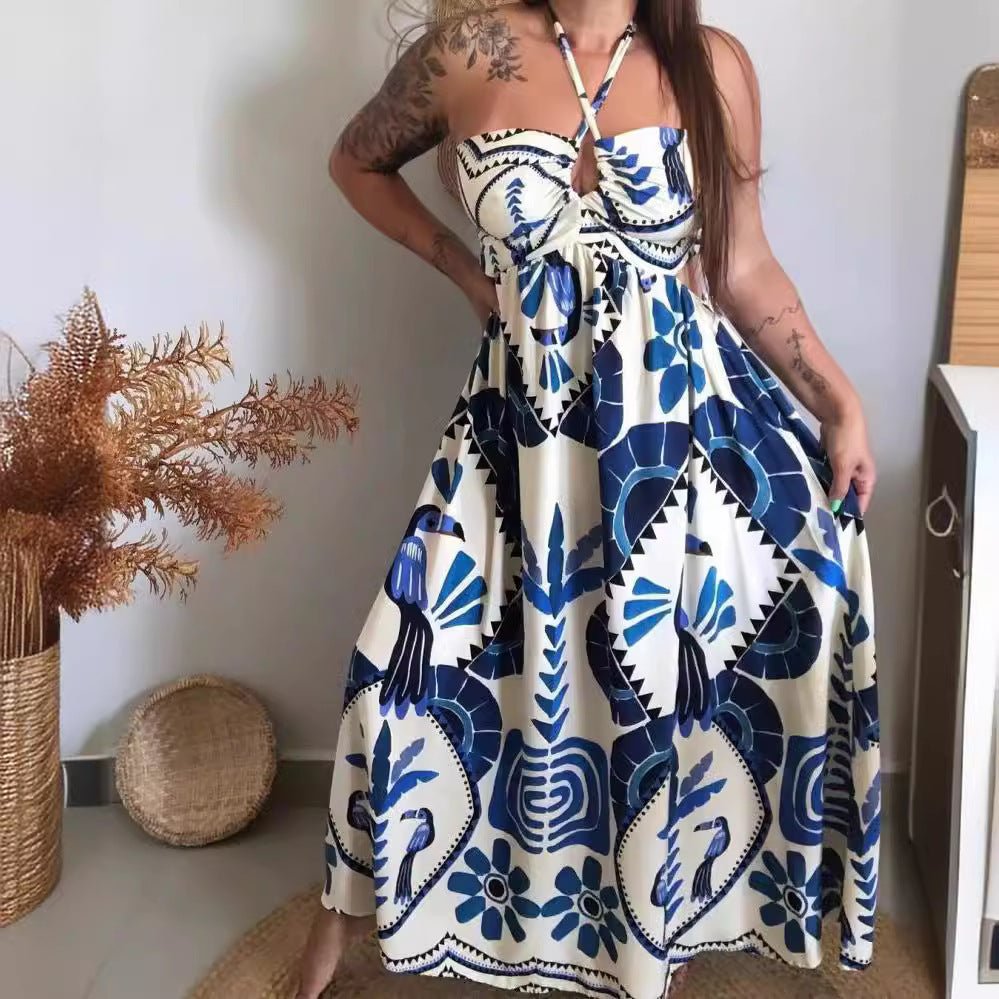 Robe Élégante à Imprimé Floral en Dentelle pour le Printemps et l'Été - Allomarc.com