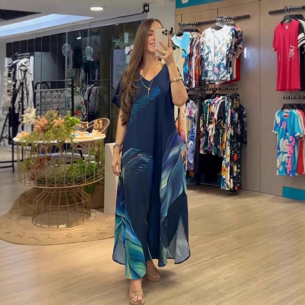 Robe Imprimée Européenne et Américaine Légère - Allomarc.com