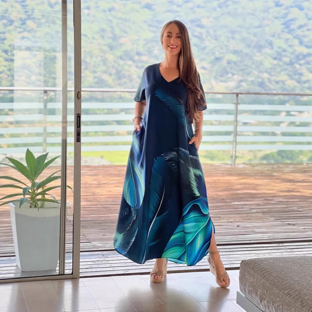 Robe Imprimée Européenne et Américaine Légère - Allomarc.com