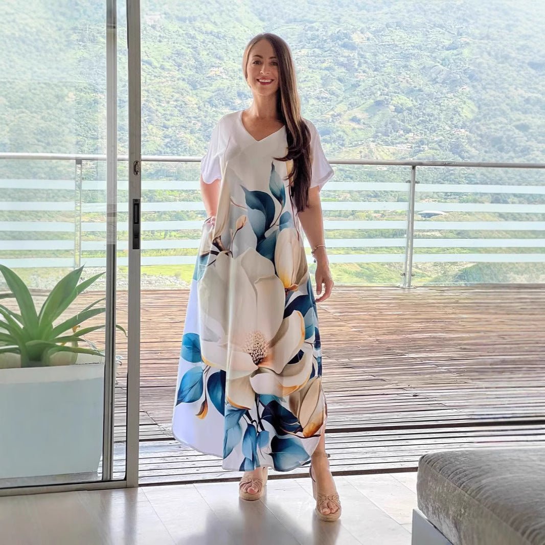 Robe Imprimée Européenne et Américaine Légère - Allomarc.com