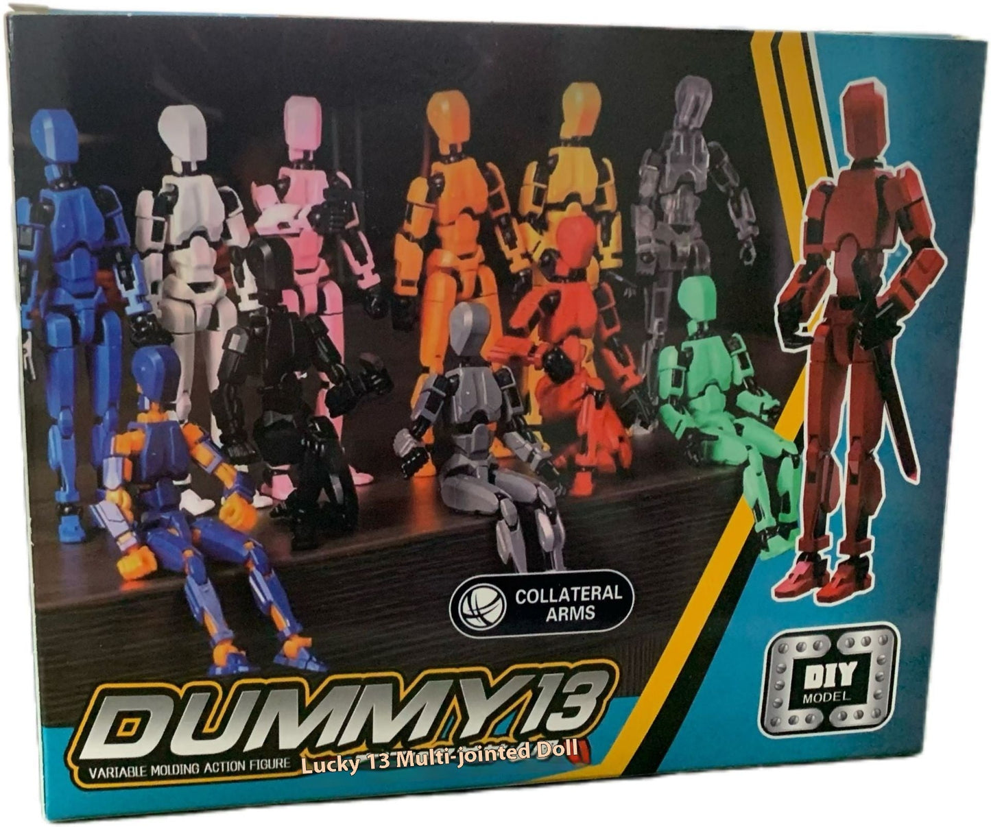 Robot Mannequin 3D Imprimé Multifonctionnel avec Articulations Mobiles - Cadeau pour Enfants - Allomarc.com