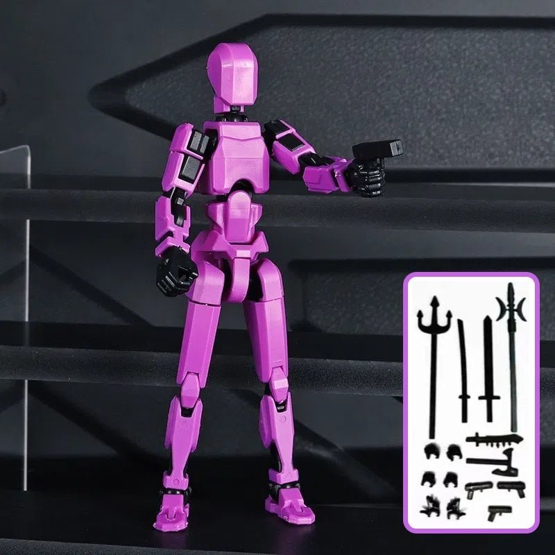 Robot Mannequin 3D Imprimé Multifonctionnel avec Articulations Mobiles - Cadeau pour Enfants - Allomarc.com