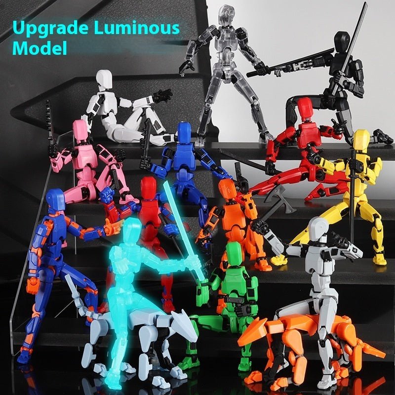 Robot Mannequin 3D Imprimé Multifonctionnel avec Articulations Mobiles - Cadeau pour Enfants - Allomarc.com