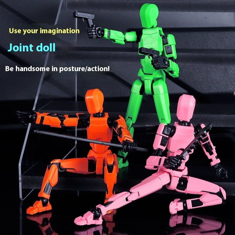 Robot Mannequin 3D Imprimé Multifonctionnel avec Articulations Mobiles - Cadeau pour Enfants - Allomarc.com