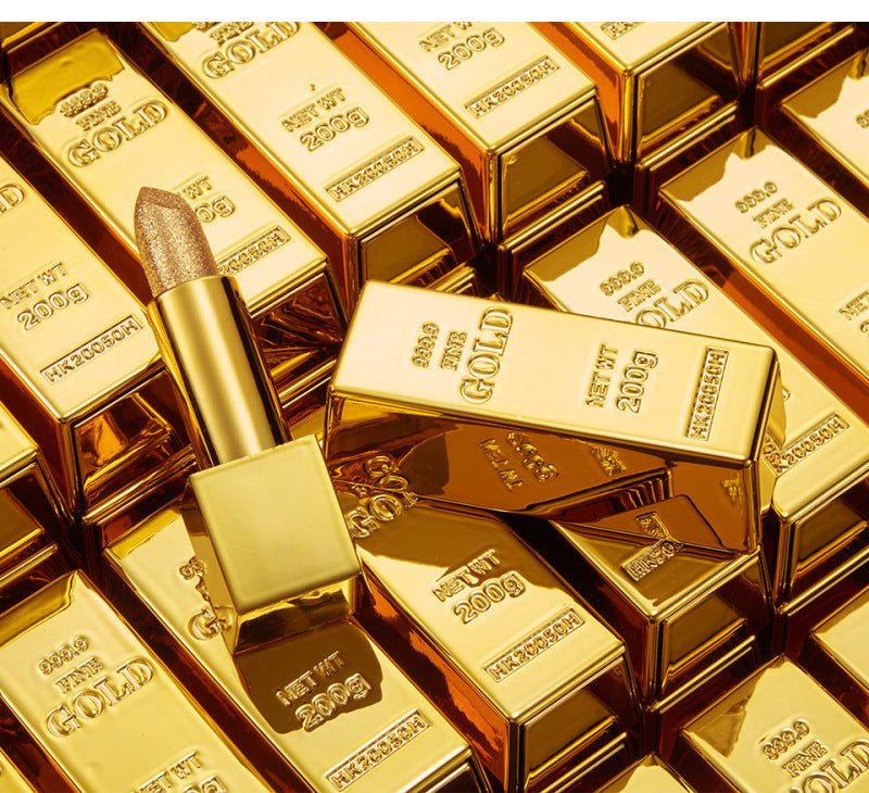 Rouge à Lèvres Velvet Matte Non - stick - Poudre Dorée Éclatante - Allomarc.com