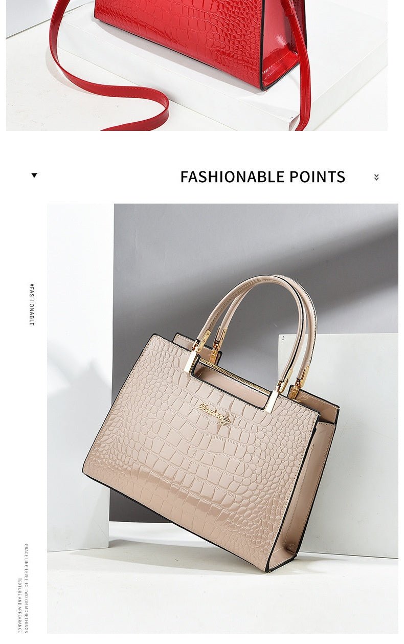 Sac à Bandoulière en Cuir Verni pour Femme - Allomarc.com