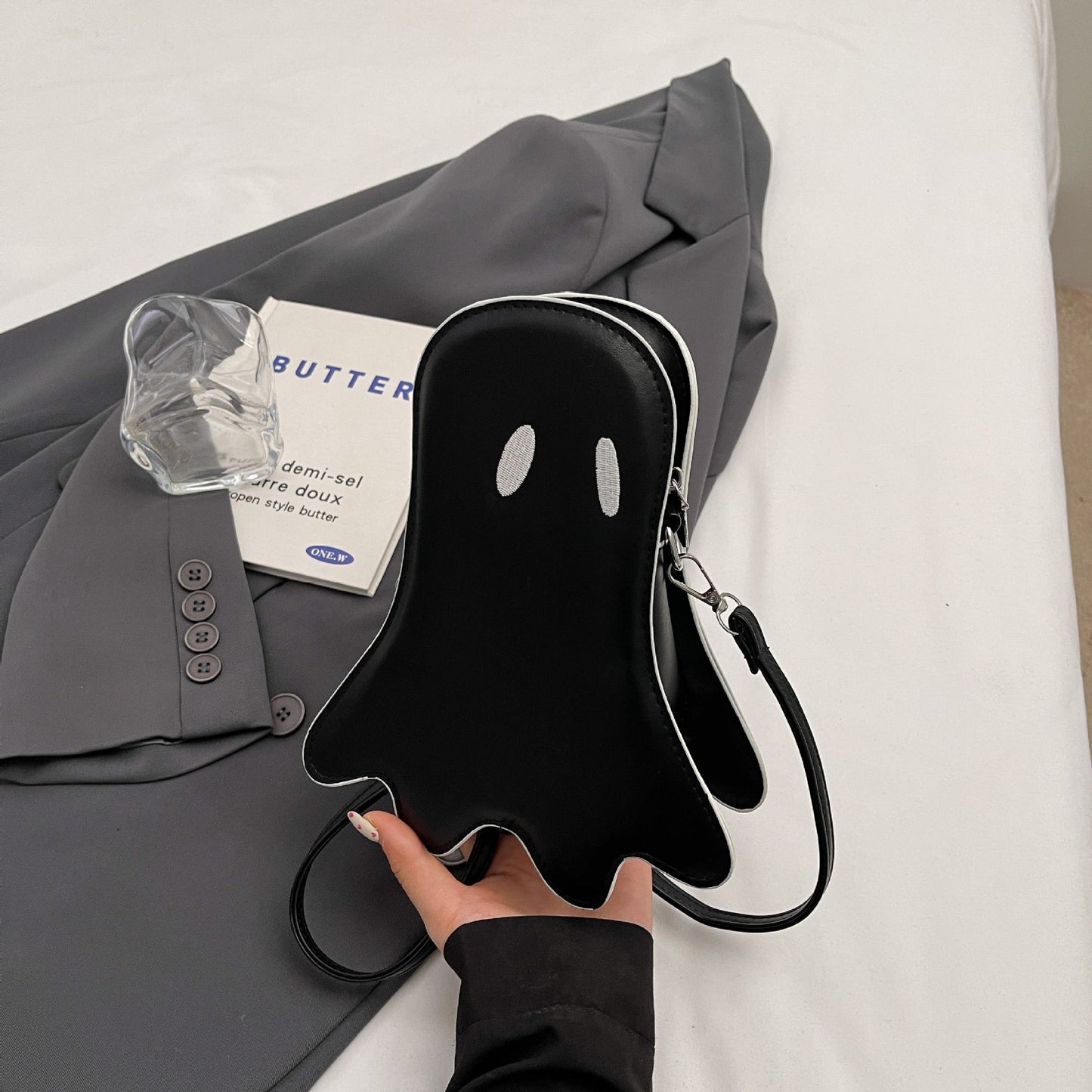 Sac à bandoulière fantôme pour enfant - Halloween - Allomarc.com