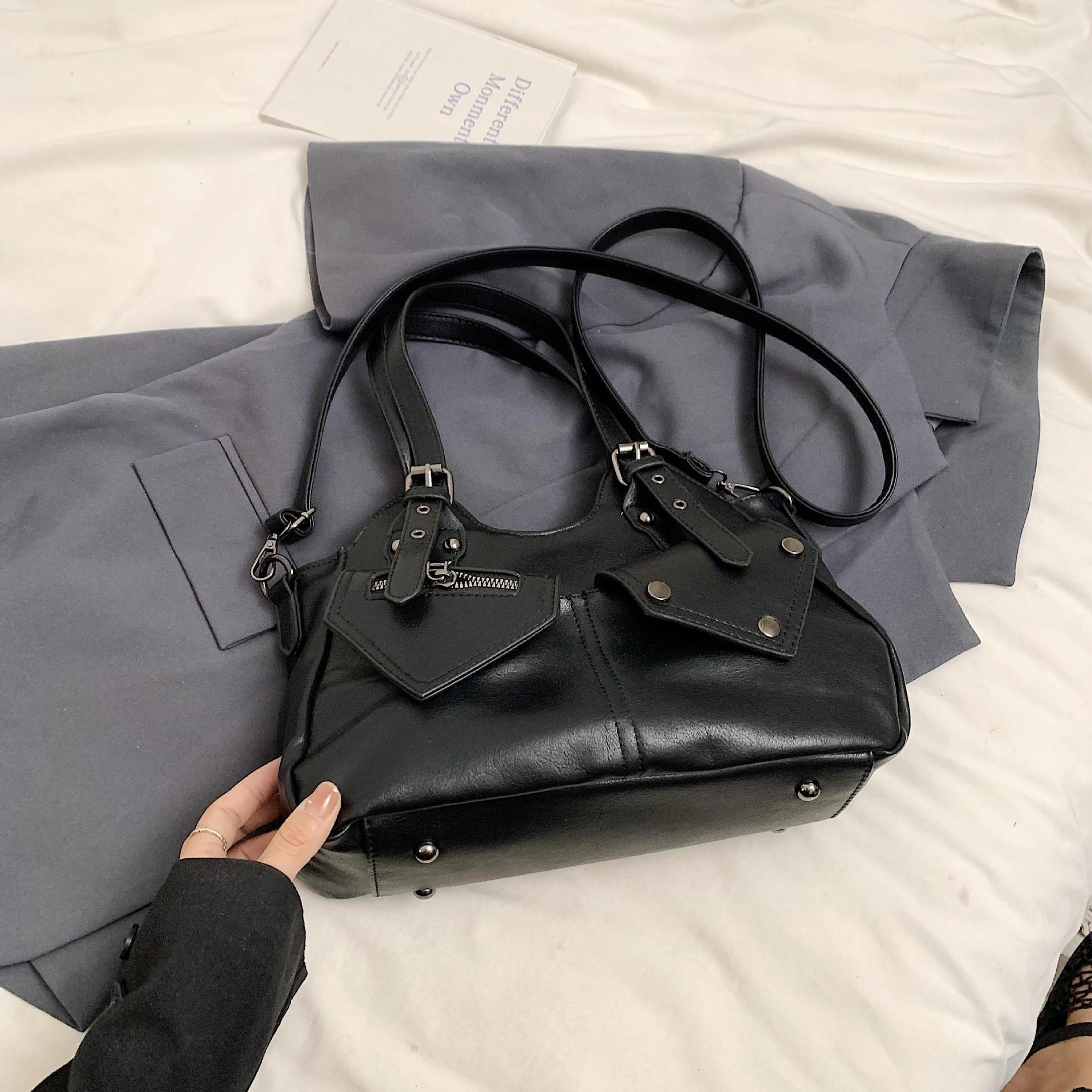 Sac à bandoulière rétro de grande capacité pour l'automne et l'hiver - Allomarc.com