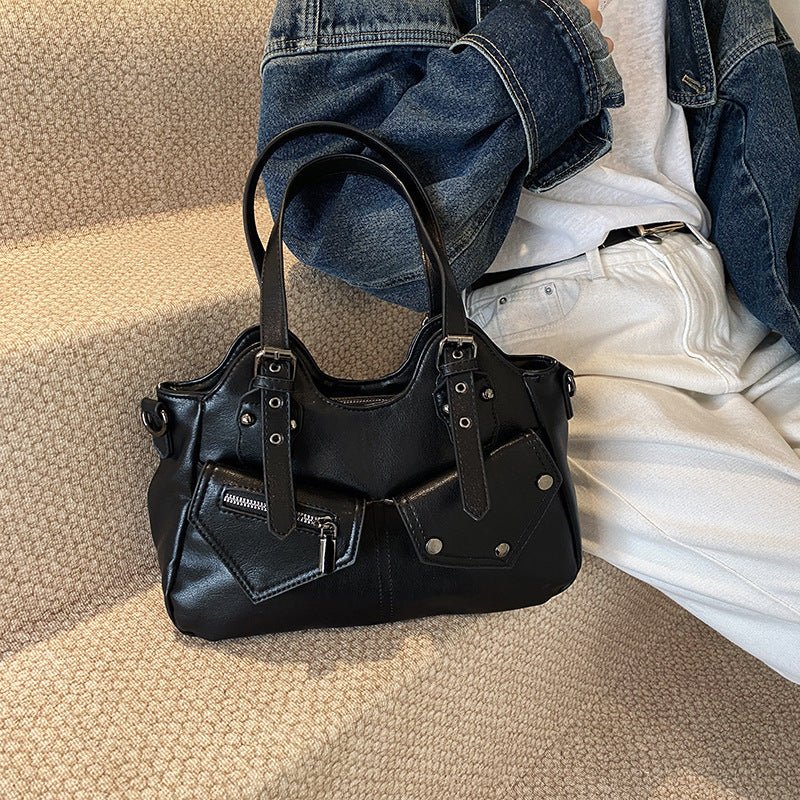 Sac à bandoulière rétro de grande capacité pour l'automne et l'hiver - Allomarc.com