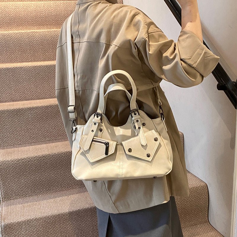 Sac à bandoulière rétro de grande capacité pour l'automne et l'hiver - Allomarc.com