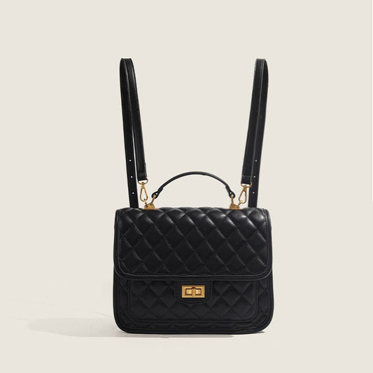 Sac à dos design spécial femme en losanges portable - Allomarc.com