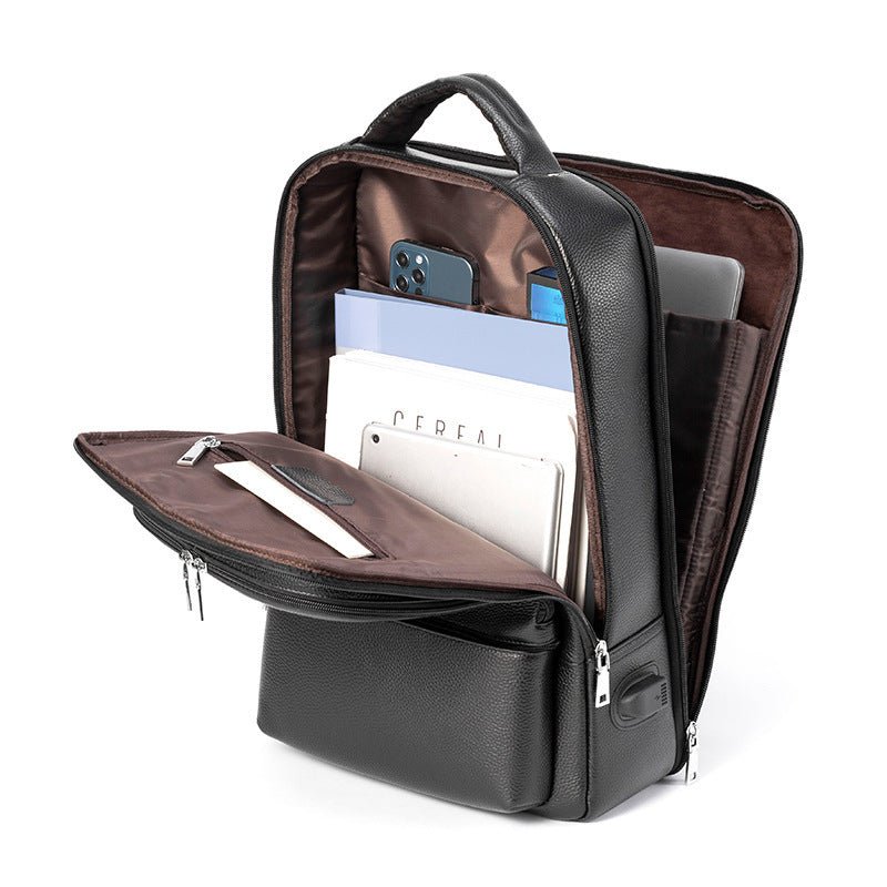 Sac à dos en cuir multifonctionnel pour hommes - Allomarc.com