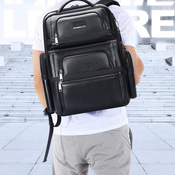 Sac à Dos en Cuir Véritable pour Hommes - Allomarc.com