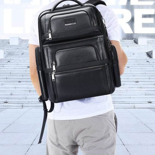 Sac à Dos en Cuir Véritable pour Hommes - Allomarc.com