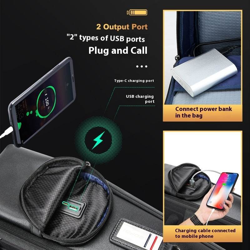 Sac à Dos en Cuir Véritable pour Hommes - Allomarc.com