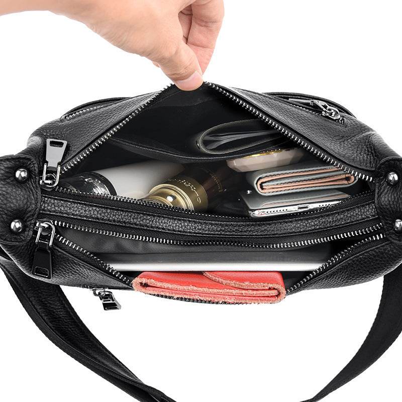 Sac à Épaule en Cuir de Veau - Allomarc.com