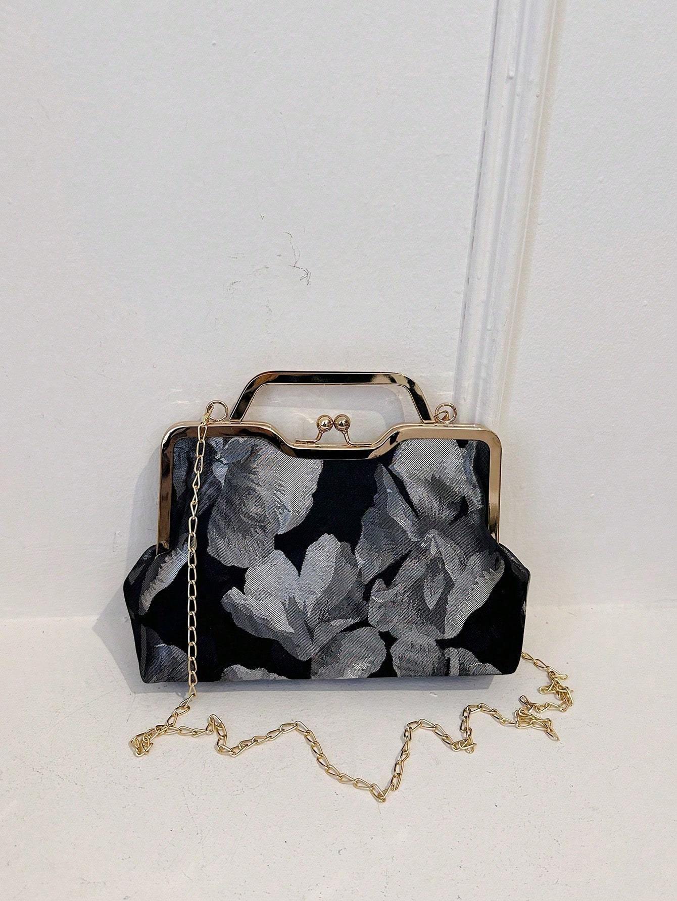 Sac à main rétro en carré - Sac crossbody Cheongsam - Allomarc.com