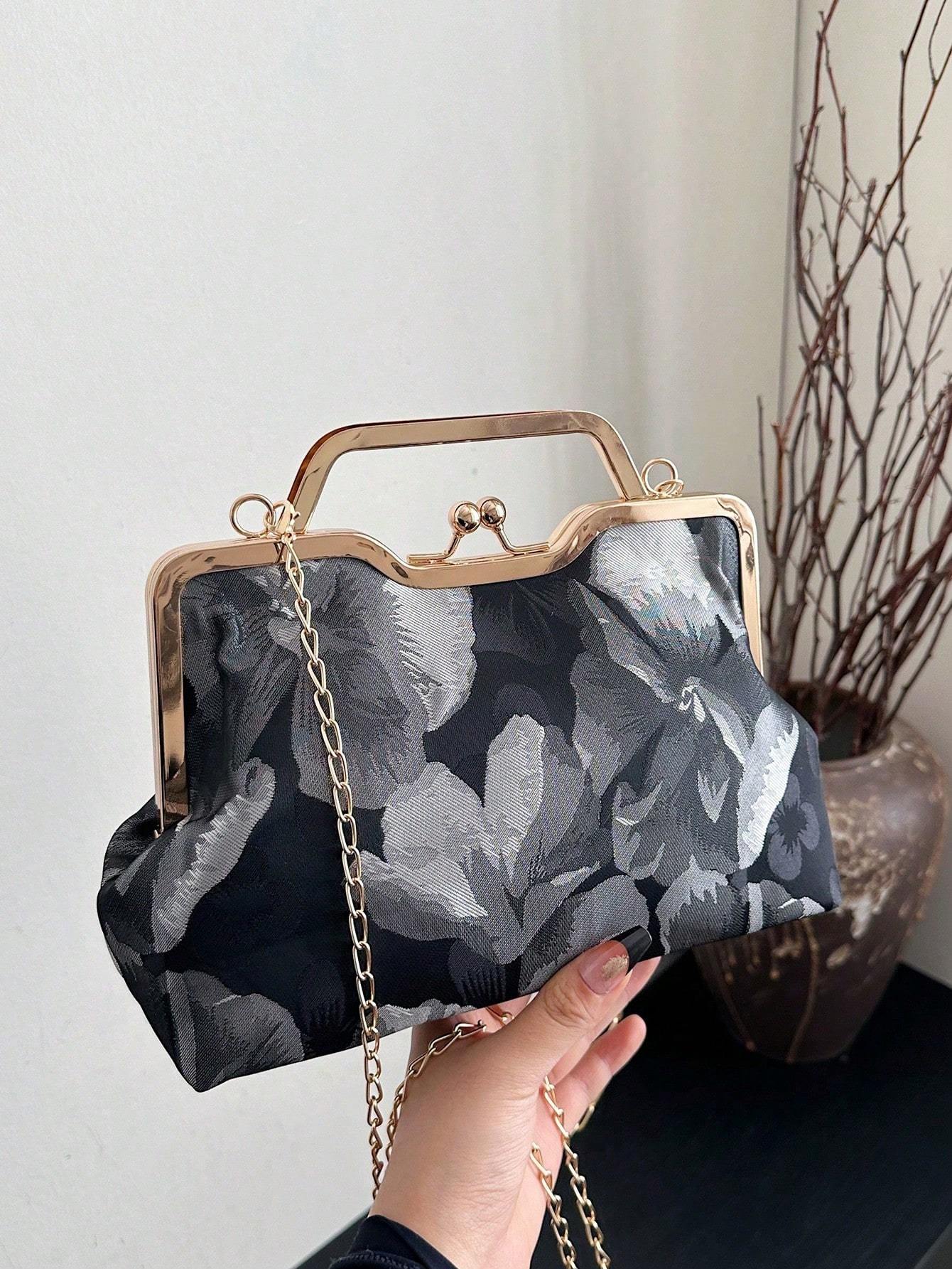 Sac à main rétro en carré - Sac crossbody Cheongsam - Allomarc.com