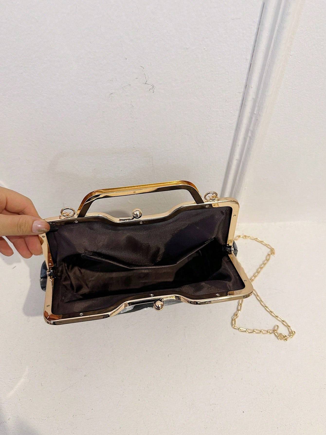 Sac à main rétro en carré - Sac crossbody Cheongsam - Allomarc.com