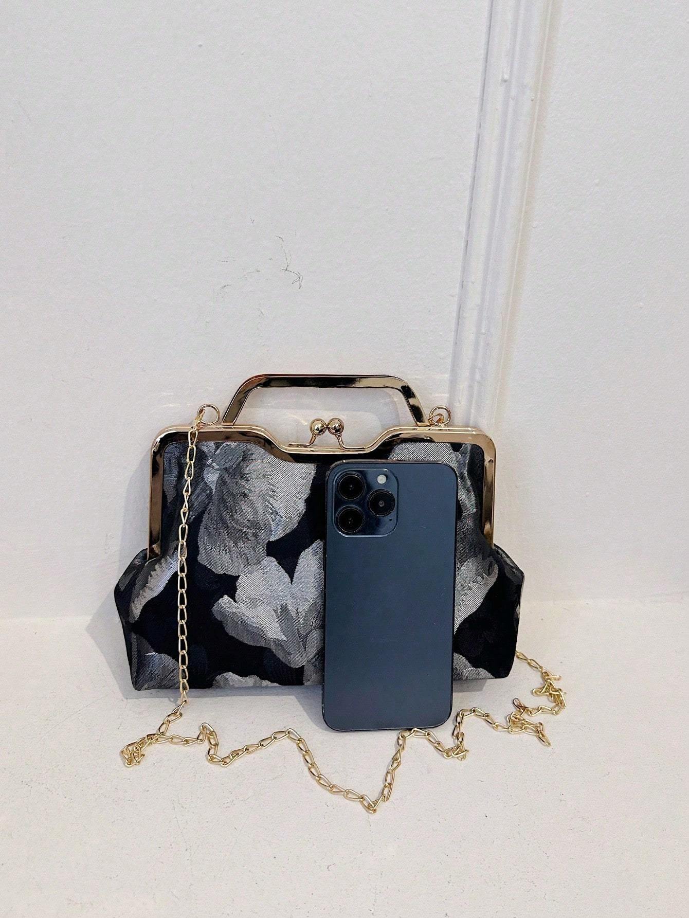 Sac à main rétro en carré - Sac crossbody Cheongsam - Allomarc.com