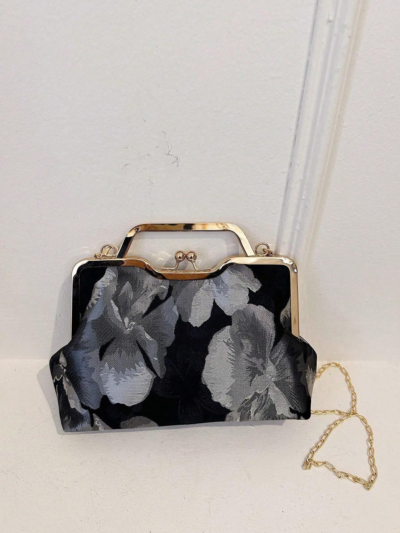 Sac à main rétro en carré - Sac crossbody Cheongsam - Allomarc.com