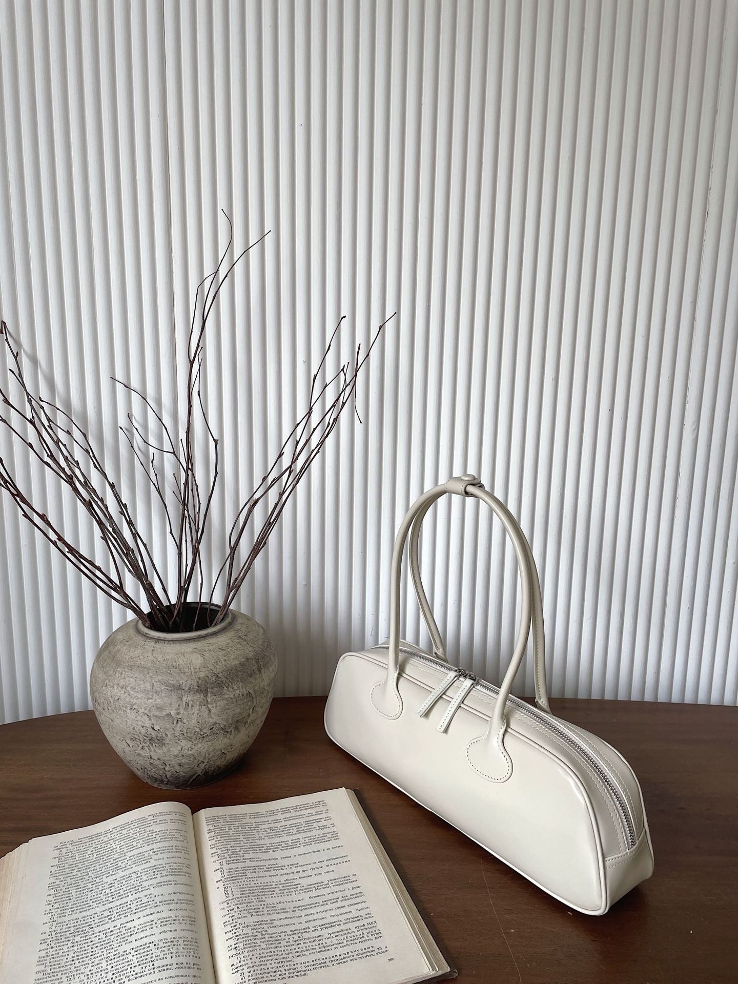 Sac à main rétro en cuir véritable - Baguette portable de haute qualité - Allomarc.com