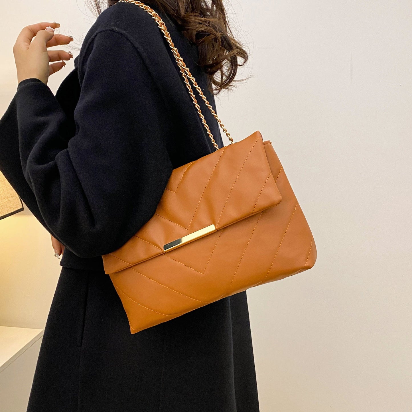 Sac Bandoulière Casual Portable avec Broderie en Diamant - Allomarc.com