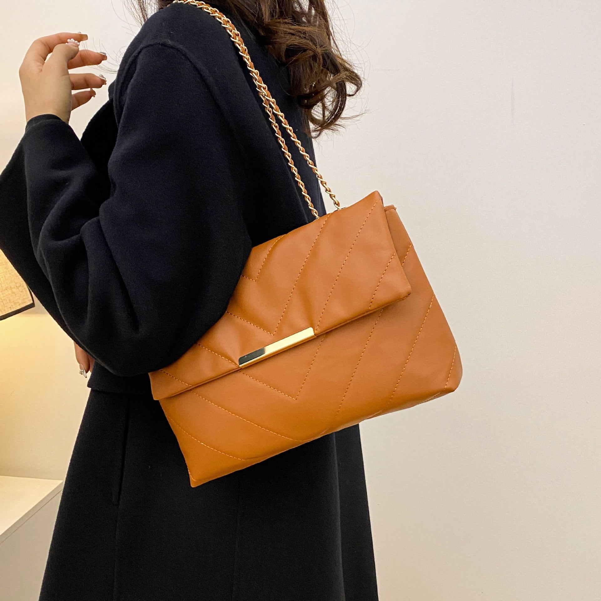 Sac Bandoulière Casual Portable avec Broderie en Diamant - Allomarc.com