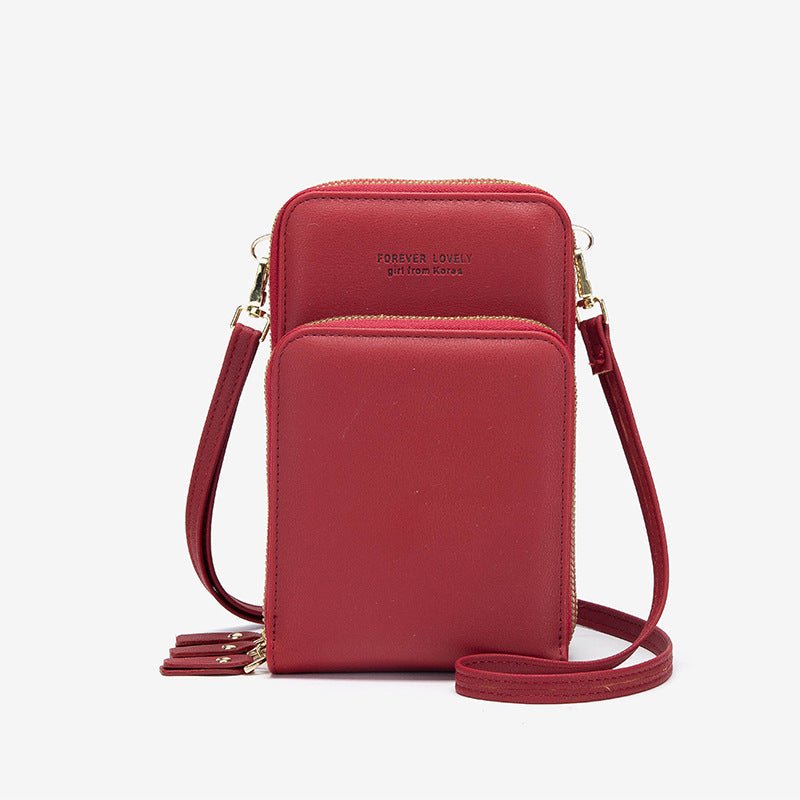 Sac Bandoulière Femme avec Poches Tri - fold pour Téléphone - Allomarc.com