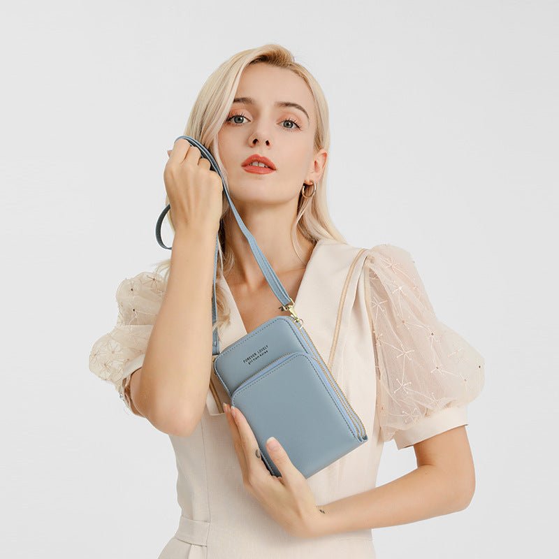 Sac Bandoulière Femme avec Poches Tri - fold pour Téléphone - Allomarc.com