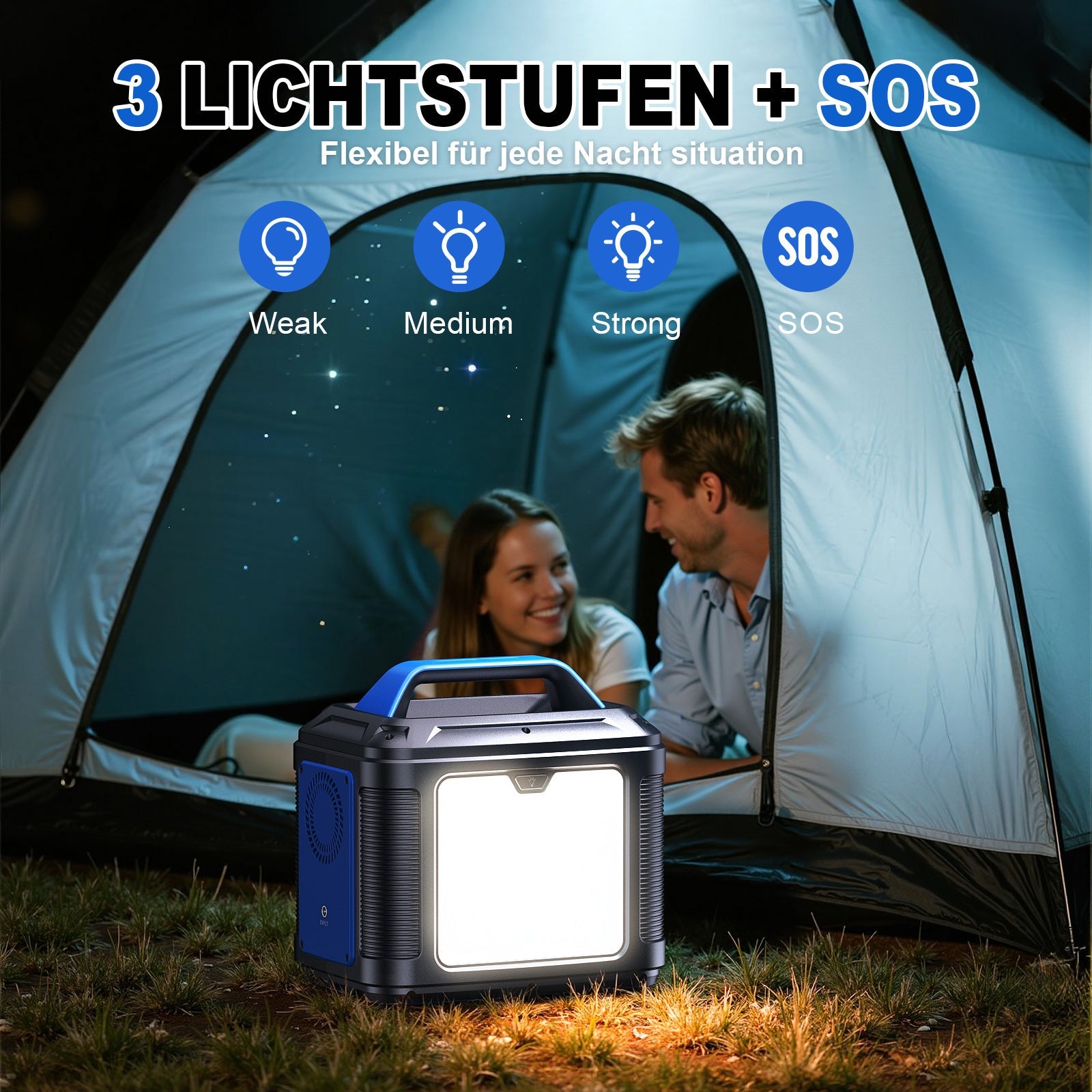 SBAOH Station D'Énergie Portable 300W - Générateur Solaire 296Wh - Allomarc.com