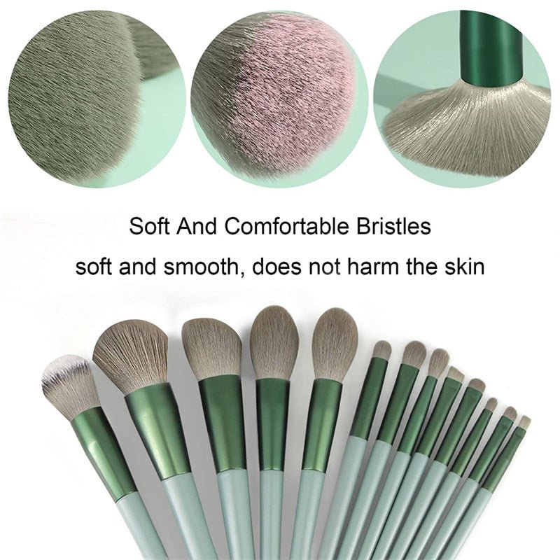 Set de 13 Pinceaux de Maquillage - Outils de Beauté Cosmétiques - Allomarc.com