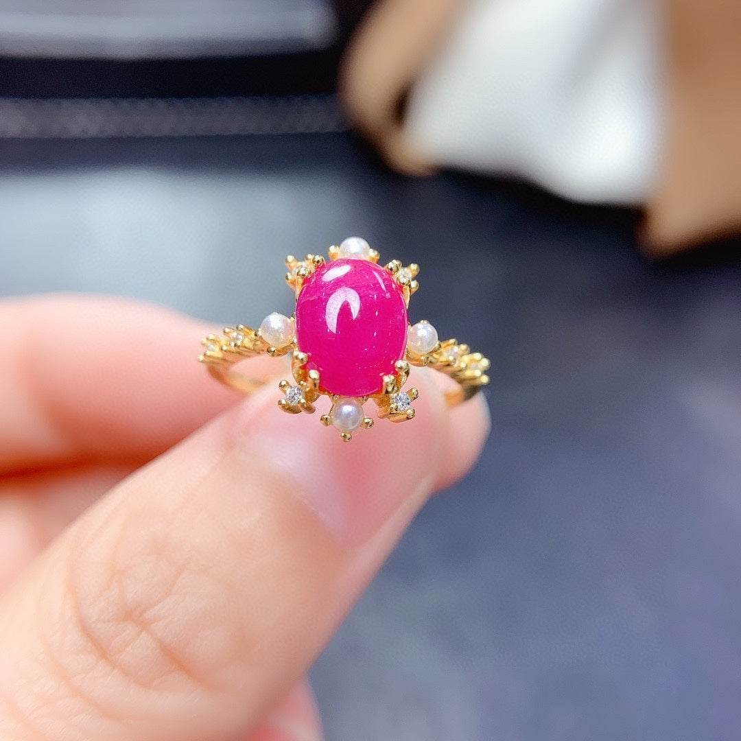 Set de Bijoux en Rubis Birman Naturel - Allomarc.com