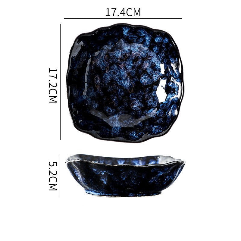 Set de Vaisselle Enchantresse Bleue - Assiettes de Restaurant Haut de Gamme - Allomarc.com