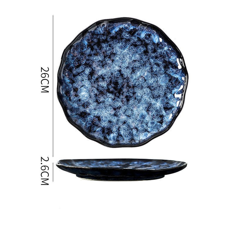 Set de Vaisselle Enchantresse Bleue - Assiettes de Restaurant Haut de Gamme - Allomarc.com