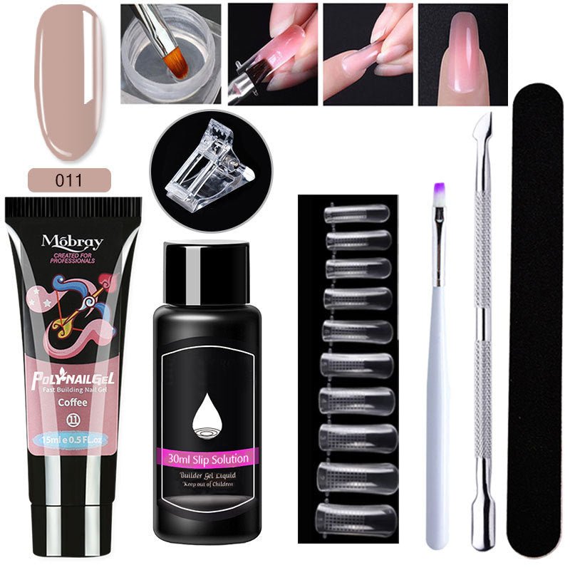 Set d'Extension d'Ongles en Cristal 7 Pièces - Allomarc.com