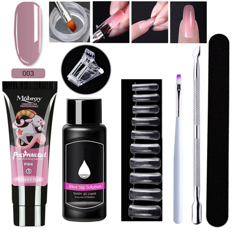 Set d'Extension d'Ongles en Cristal 7 Pièces - Allomarc.com