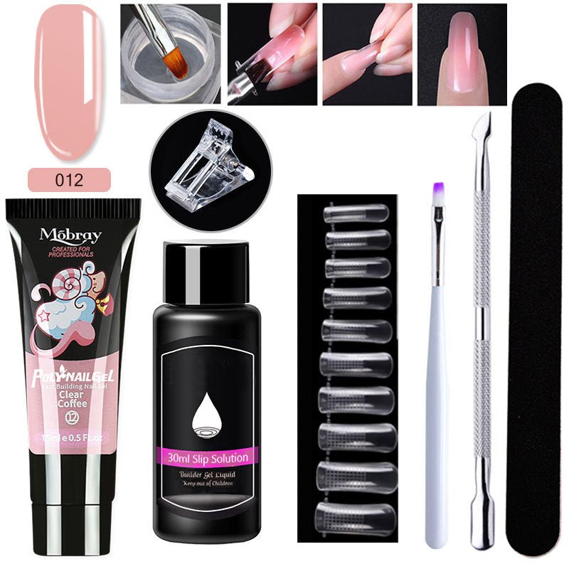 Set d'Extension d'Ongles en Cristal 7 Pièces - Allomarc.com