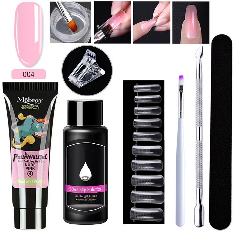 Set d'Extension d'Ongles en Cristal 7 Pièces - Allomarc.com