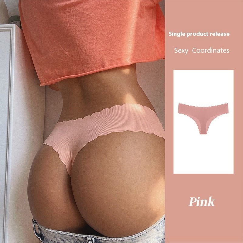 Shorts Femmes en Soie Glacée Côtelée Sans Couture avec Bord Wavy - Allomarc.com