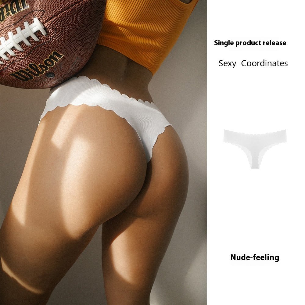 Shorts Femmes en Soie Glacée Côtelée Sans Couture avec Bord Wavy - Allomarc.com