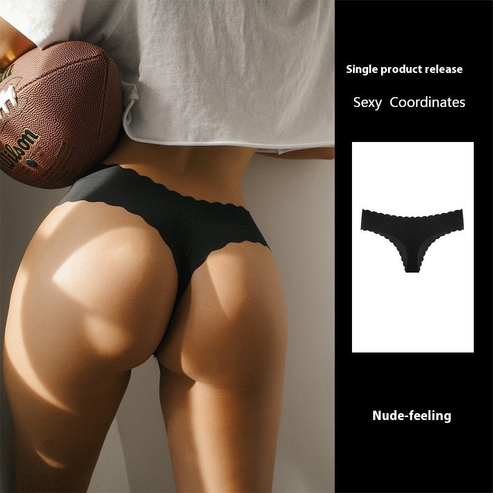 Shorts Femmes en Soie Glacée Côtelée Sans Couture avec Bord Wavy - Allomarc.com