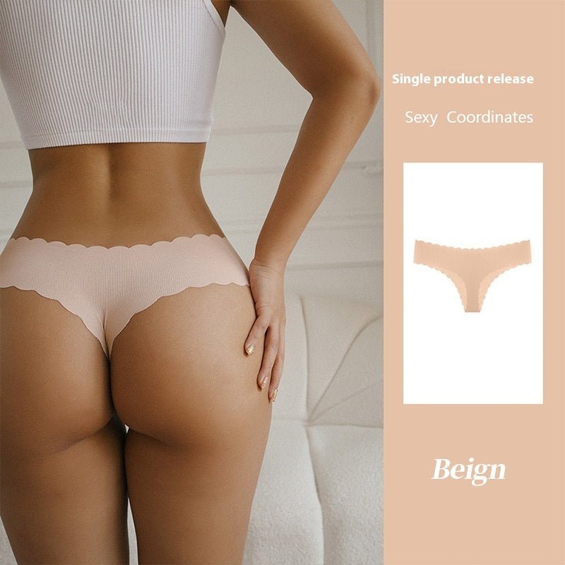 Shorts Femmes en Soie Glacée Côtelée Sans Couture avec Bord Wavy - Allomarc.com